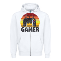 White Gamer Zipper Hoodie - Bettercallsaul