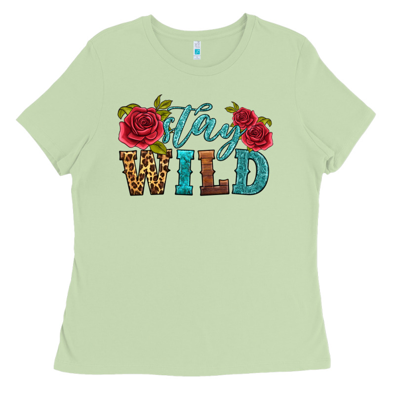 Stay Wild Ladies Tee by HRA Design Shop | Teevron