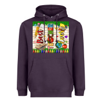 Plum best teacher ever Heavyweight Hoodie - TumblerDesignByShophia