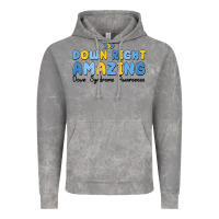 Cloud Rock down right amazing down syndrome awareness Vintage Hoodie - MaliasSmallBusiness