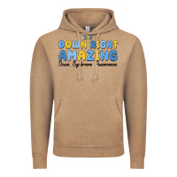 Vintage Coffee down right amazing down syndrome awareness Vintage Hoodie - MaliasSmallBusiness