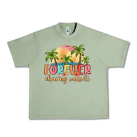 Oil Green forever chasing sunsets Urban Heavy Tee - MaliasSmallBusiness