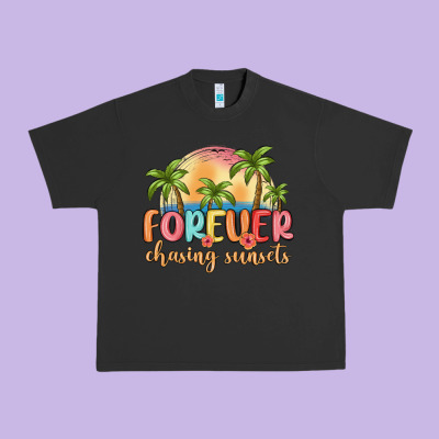 Forever Chasing Sunsets Urban Heavy Tee Designed By Maliassmallbusiness