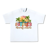 White forever chasing sunsets Urban Heavy Tee - MaliasSmallBusiness