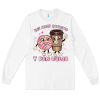 White but first cafecito y pan dulce Long Sleeve Tee - MaliasSmallBusiness