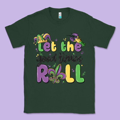 Let The Good Times Roll Classic Tee Designed By Maliassmallbusiness