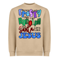 Mushroom dance like frosty shine like rudolph Heavyweight Sweatshirt - MaliasSmallBusiness