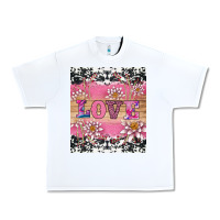White v.d love and lotus tumbler Urban Heavy Tee - AdoDesignShop