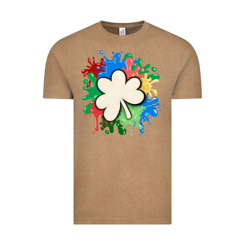 St Patricks Day Shamrock Autism Vintage Tee by MaliasSmallBusiness | Teevron