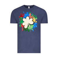 Vintage Denim st patricks day shamrock autism Vintage Tee - MaliasSmallBusiness