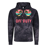 Cloud Black teacher off duty Vintage Hoodie - MaliasSmallBusiness
