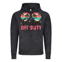 Vintage Black teacher off duty Vintage Hoodie - MaliasSmallBusiness