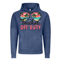 Vintage Denim teacher off duty Vintage Hoodie - MaliasSmallBusiness