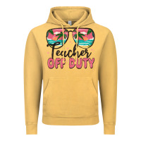 Vintage Mustard teacher off duty Vintage Hoodie - MaliasSmallBusiness