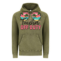 Vintage Olive teacher off duty Vintage Hoodie - MaliasSmallBusiness