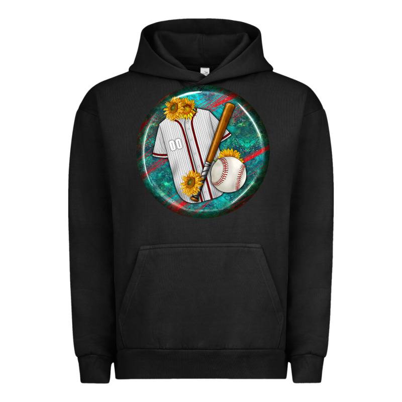 Baseball With Sunflower Round Earrings Urban Hoodie by BundleAndBundleShop | Teevron