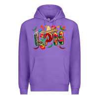Purple cinco de mayo lpn Premium Hoodie - CowGirlArtShop