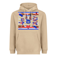 Mushroom 4 th of july Heavyweight Hoodie - TumblerDesignByShophia