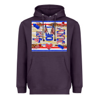 Plum 4 th of july Heavyweight Hoodie - TumblerDesignByShophia