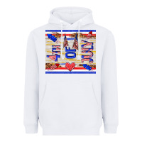 White 4 th of july Heavyweight Hoodie - TumblerDesignByShophia