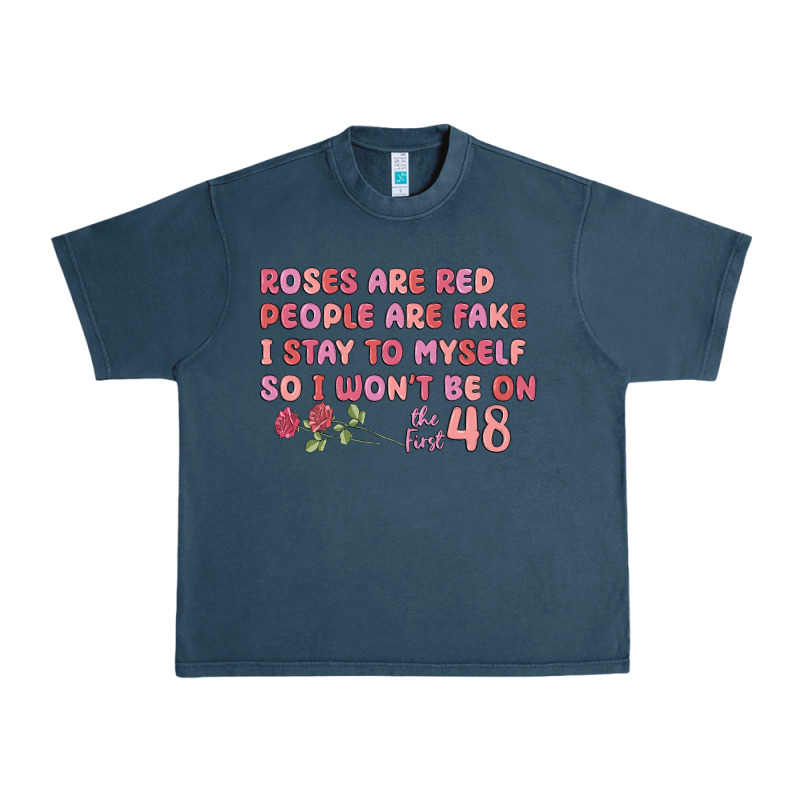 Roses Are Red Urban Heavy Tee by MaliasSmallBusiness | Teevron