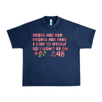 Navy roses are red Urban Heavy Tee - MaliasSmallBusiness