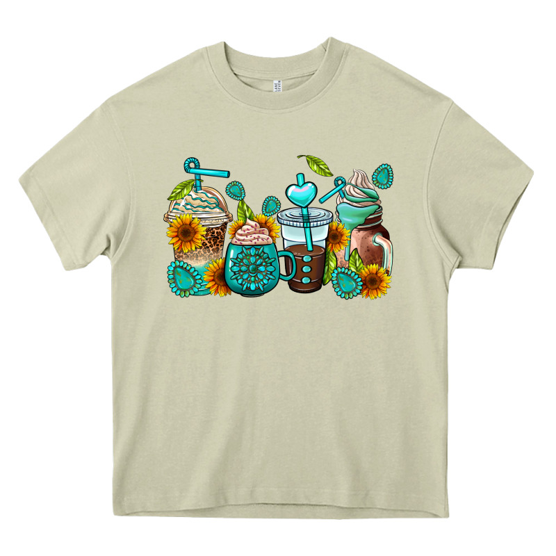 Gemstone Coffee Cups Heavy Core Tee by AdoDesignShop | Teevron