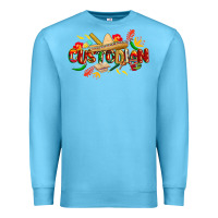 Ocean Blue cinco de mayo custodian Premium Sweatshirt - CowGirlArtShop