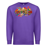 Purple cinco de mayo custodian Premium Sweatshirt - CowGirlArtShop