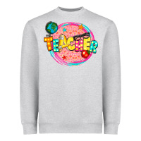Heather Grey teacher Heavyweight Sweatshirt - NancyCooperArtShop