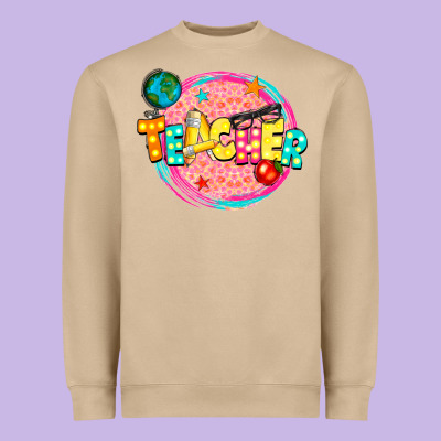 Teacher Heavyweight Sweatshirt Designed By Nancycooperartshop