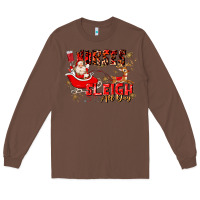 Chestnut nurses sleigh all day Long Sleeve Tee - MaliasSmallBusiness