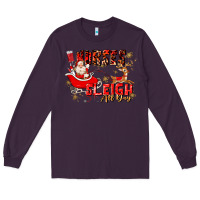 Plum nurses sleigh all day Long Sleeve Tee - MaliasSmallBusiness