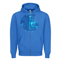 True Royal I Know I Play Like A Girl Try To Keep Up Softball Zipper Hoodie - Bettercallsaul
