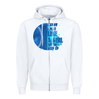 White I Know I Play Like A Girl Try To Keep Up Softball Zipper Hoodie - Bettercallsaul