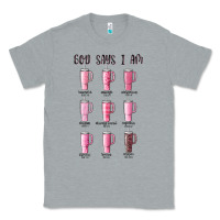 Heather Grey god says i am bible verse stanley Classic Tee - MaliasSmallBusiness