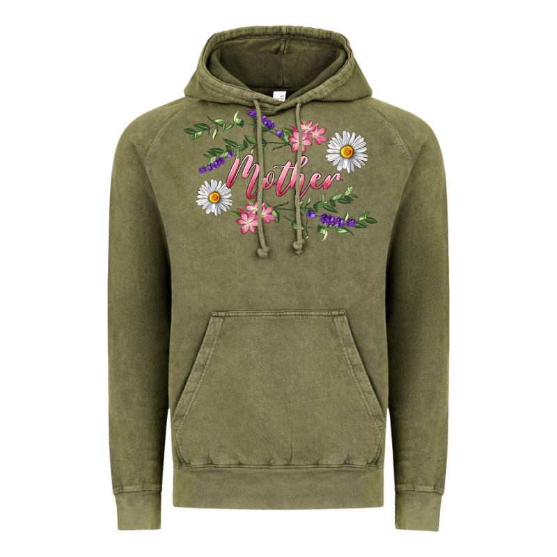 Floral Daisy Mother Vintage Hoodie by RanaPortraitStore | Teevron