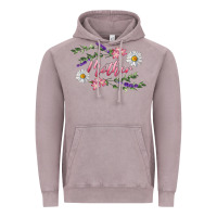 Vintage Zinc Floral Daisy Mother Vintage Hoodie - RanaPortraitStore