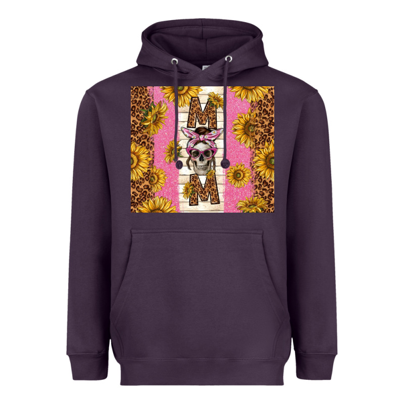Skull Mom Sunflowers Heavyweight Hoodie by TumblerDesignByShophia | Teevron