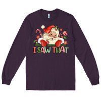 Plum i saw that Long Sleeve Tee - MaliasSmallBusiness