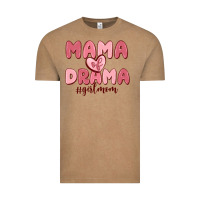 Vintage Coffee mama of drama girl mom Vintage Tee - MaliasSmallBusiness