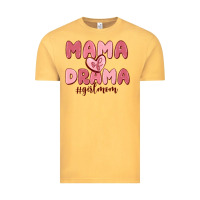 Vintage Mustard mama of drama girl mom Vintage Tee - MaliasSmallBusiness