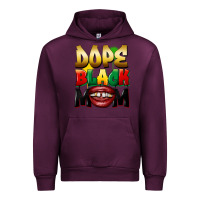 Mauve Wine dope black mom Urban Hoodie - FaDigitalArtStudio