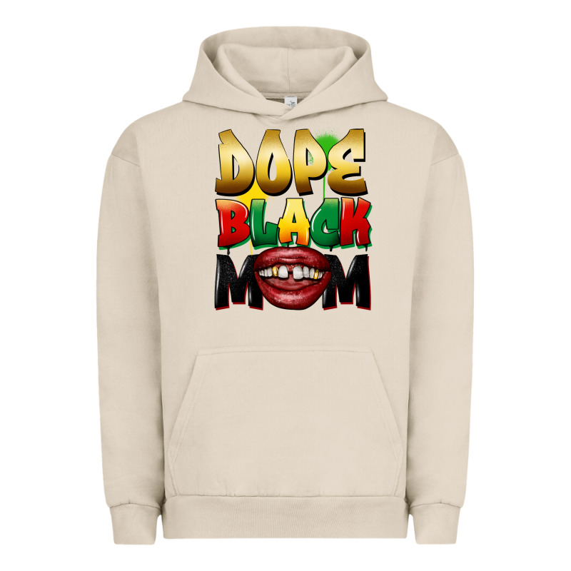 Dope Black Mom Urban Hoodie by FaDigitalArtStudio | Teevron