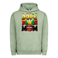 Pigment Oil Green dope black mom Urban Hoodie - FaDigitalArtStudio