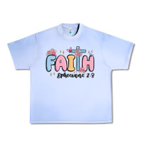 Grape Ice faith ephesians 2 8 Urban Heavy Tee - MaliasSmallBusiness
