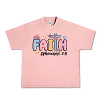 Salmon faith ephesians 2 8 Urban Heavy Tee - MaliasSmallBusiness