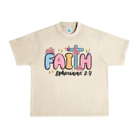 Sandshell faith ephesians 2 8 Urban Heavy Tee - MaliasSmallBusiness