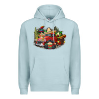 Blue Mist cinco de mayo truck Premium Hoodie - CowGirlArtShop