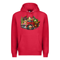 Cardinal cinco de mayo truck Premium Hoodie - CowGirlArtShop